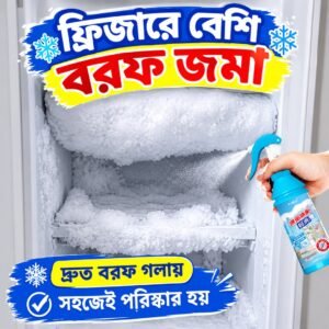 ফ্রিজারে বেশি বরফ জমা